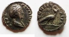 Ancient Coins - ROMAN IMPERIAL. FAUSTINA SENIOR SILVER DENARIUS
