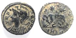Ancient Coins - AS FOUND: CONSTANTINE I AE 3 . COMMEMORATIVE ISSUE. SHE WOLF