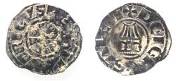 World Coins - Crusaders States. Kingdom of Jerusalem. Amaury (1163-1174). Billon denier