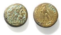 Ancient Coins - PTOLEMAIC KINGS of EGYPT. Ptolemy III Euergetes. 246-222 BC. AE DIOBOL. Alexandreia mint.