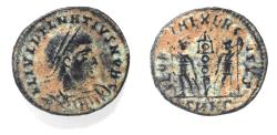 Ancient Coins - AS FOUND. DELMATIUS AE 4