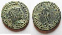 Ancient Coins - LARGE AS FOUND DIOCLETIANUS AE FOLLIS.