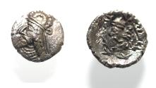 Ancient Coins - Kings of Persis. 2nd century BC. AR Obol