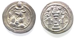 Ancient Coins - Sasanian Empire. Peroz (AD 459-484) AR Drachm