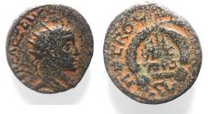 Ancient Coins - Coele Syria. Damascus under Valerian I (AD 253-260). AE 20mm, 7.09g.