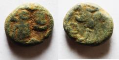 Ancient Coins - Indo-Parthian Kingdom. Ca. A.D. 50-65. Æ drachm