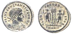 Ancient Coins - AS FOUND. CONSTANTIUS II AE 3