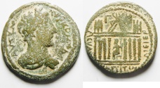 Ancient Coins - Syria, Decapolis. Capitolias under Commodus (AD 177-192). AE 28mm, 10.88gm.3 g, 6h). 