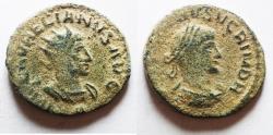 Ancient Coins - VABALATHUS & AURELIAN AE ANTONINIANUS