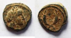 Ancient Coins - Arabia. Nabataean kingdom. Aretas IV (4 BC-AD 40). AE 13