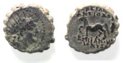 Ancient Coins - Seleukid Kings.  Antiochos VI Dionysos. AE 16