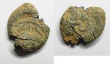Ancient Coins - INSCRIBED: NABATEAN KINGDOM. TIME OF ARTEAS IV LEAD TOKEN