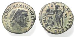 Ancient Coins - MAXIMINUS II AE FOLLIS. ALEXANDRIA
