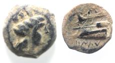 Ancient Coins - PHOENICIA. ARADOS AE. 1ST CENT. B.C . AE 16