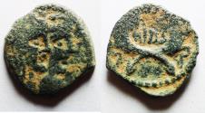 Ancient Coins - Nabataean Kingdom. Rabbel II & Gamiliath. AD 70 - 106. AE