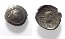 Ancient Coins - ARABIA, Southern. Himyar.. Circa AD 2nd Century. AR Drachm