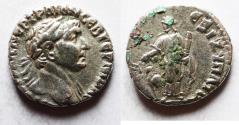Ancient Coins - Arabia. Petra or Bostra Mint. Trajan 98 - 117 A.D. Silver Drachm