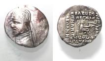 Ancient Coins - KINGS OF PARTHIA. Parthian Kingdom. SILVER DRACHM .