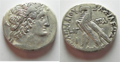 GREEK. Ptolemaic Kingdom. Kleopatra III and Ptolemy X Alexander I (107-101 BC). AR tetradrachm
