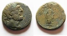 Ancient Coins - PHOENICIA, Dora. Pseudo-autonomous issue. temp. Nero, AD 54-68. Æ 23