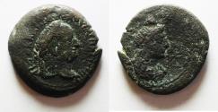 Ancient Coins - EGYPT, Alexandria. Vespasian. AD 69-79. Æ Diobol. ISIS