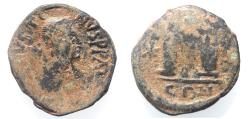 Ancient Coins - AS FOUND: Justin I . Æ  FOLLIS