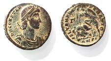 Ancient Coins - CONSTANTIUS II AE . FALLEN HORSEMAN