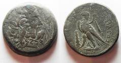 Ancient Coins - GREEK. Ptolemaic kingdom. Ptolemy IV or Ptolemy V (222-205/4 BC or 204-180 BC). AE 34mm, 33.61g. Tyre mint.