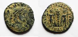 Ancient Coins - DELMATIUS AE 3 . AS FOUND