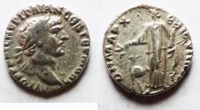 Ancient Coins - Arabia. Petra or Bostra Mint. Trajan 98 - 117 A.D. Silver Drachm