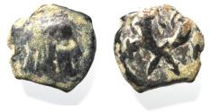 Ancient Coins - NABATAEAN . SYLLAUES , ONLY RULED SIX MONTHS. AE 15