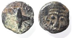 Ancient Coins - Judaea. Roman Procurators. Antonius Felix (AD 52-59) under Claudius Æ Prutah