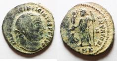 Ancient Coins - LICINIUS I AE FOLLIS. ORIGINAL DESERT PATINA