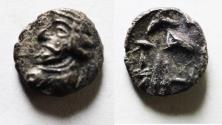 Ancient Coins - Kings of Persis. 2nd century BC. AR Obol