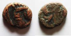Ancient Coins - Indo-Parthian Kingdom. Ca. A.D. 50-65. Æ drachm
