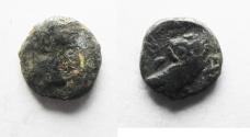 Ancient Coins - 	South Arabia. Sabean kingdom. Late 4th-mid 2nd centuries BC. AR eighth unit