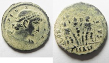 Ancient Coins - DELMATIUS AE 3 , NICE DESERT PATINA , ALEXANDRIA MINT