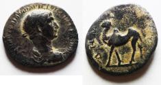 Ancient Coins - ARABIA. BOSTRA. TRAJAN SILVER DRACHM. CAMEL
