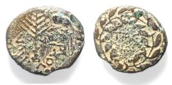 Ancient Coins - BE-HEADER OF JOHN THE BAPTIST: Judaea. Herodian dynasty. Herod Antipas (4 BC-AD 39). AE unit