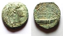 Ancient Coins - SELEUKID KINGDOM. DEMETRIUS II AE 21. TYRE MINT