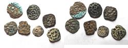 World Coins - CRUSADERS. LOT OF 7 SILVER DINEIRS