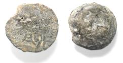 Ancient Coins - JUDAEA OR NABATAEAN LEAD TOKEN