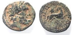 Ancient Coins - Seleucis and Pieria. Antioch Æ 20 . Star of Bethlehem depicted. 1st Century AD