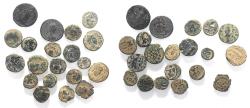 Ancient Coins - ROMAN. LOT OF 20 AE 4 COINS. LATE ROMAN AND VANDALS