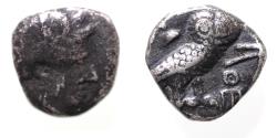 Ancient Coins - ARABIA, Southern. Saba'. Late 4th–mid 2nd centuries BC. AR Half Unit