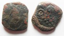 Ancient Coins - Northwestern Arabia. Lihyan. Billon Drachm Struck c. . 2nd–1st centuries BC. Athenian imitation.