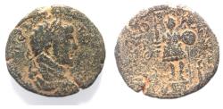 Ancient Coins - ARABIA, Rabbathmoba, Geta As Caesar, A.D. 198-209. Æ 28