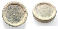 Ancient Coins - BYZANTINE 6TH CENTRY A.D. BRONZE WEIGHT OF 8 NUMISMATA