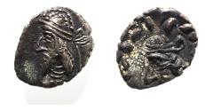 Ancient Coins - Kings of Persis. 2nd century BC. AR Obol