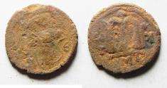 World Coins - ARAB-BYZANTINE AE FALS. DAMASCUS